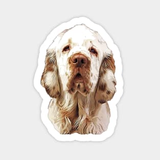 Clumber Spaniel Looking Gorgeous! Sticker